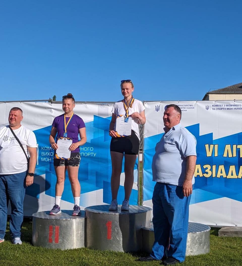 Спортсменка з Бучача виборола золото і срібло Гімназіади з легкої атлетики