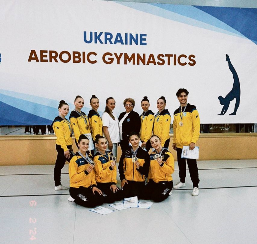 Три призових місця здобула команда з Тернополя на чемпіонаті України зі спортивної аеробіки