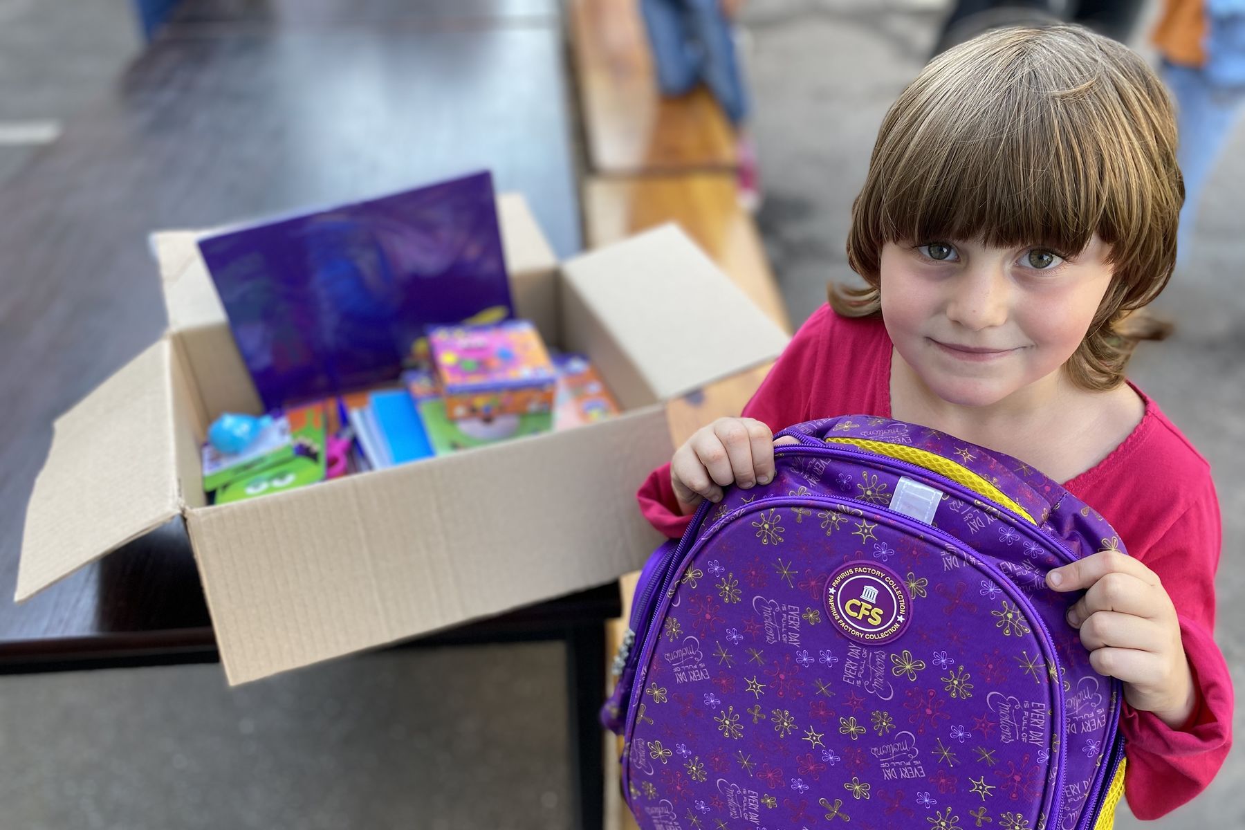 У тернопільському Карітасі почалася акція «Шкільний портфелик»