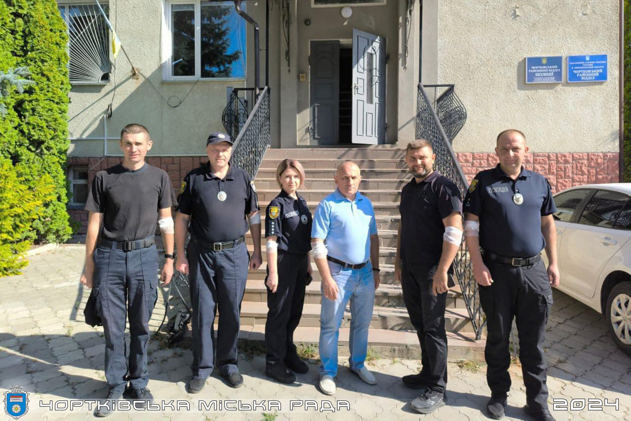 Чортківські поліцейські стали донорами крові для ЗСУ