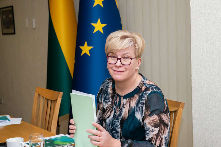 В Україну напередодні Дня Незалежності приїде прем’єр-міністерка Литви