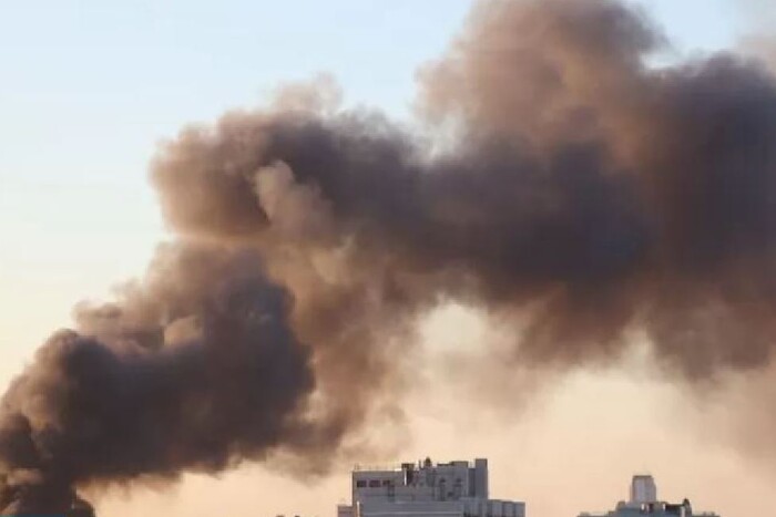 Хмара диму з Тернополя рухається у напрямку Козови та Теребовлі