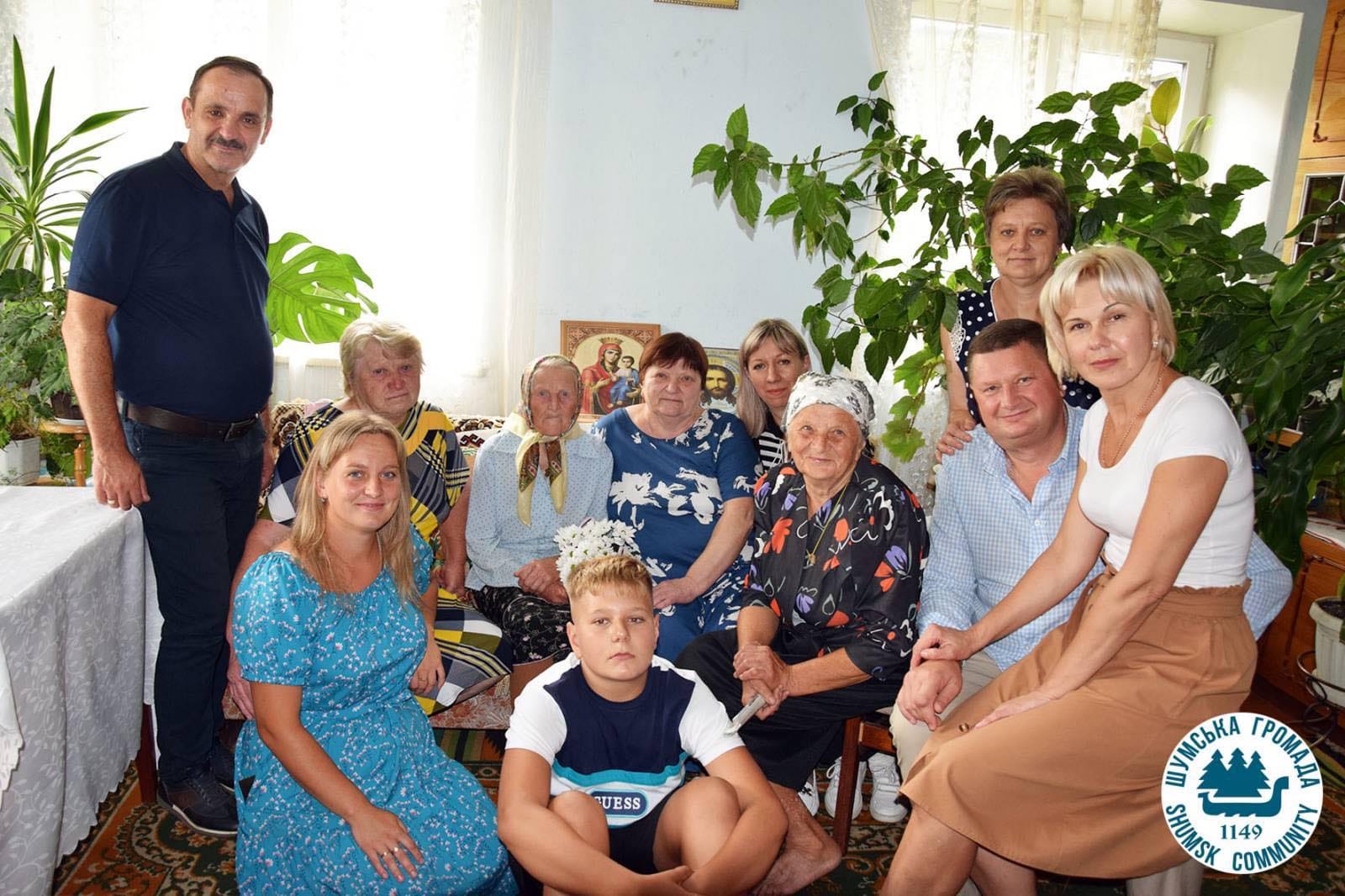 Сторіччя відсвяткувала мешканка Шумщини