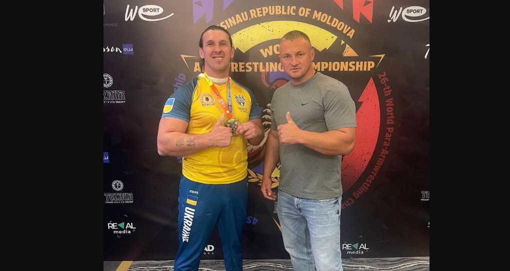 Тернополянин Володимир Гродзік виборов золото чемпіонату світу з пара-армрестлінгу