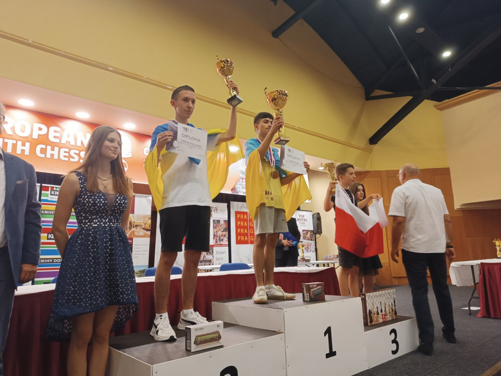 Тернополянин Назар Сохор став чемпіоном Європи зі швидких шахів серед юнаків