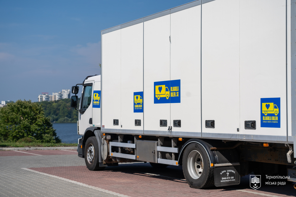 Шведські партнери відправили Тернополю гуманітарну допомогу