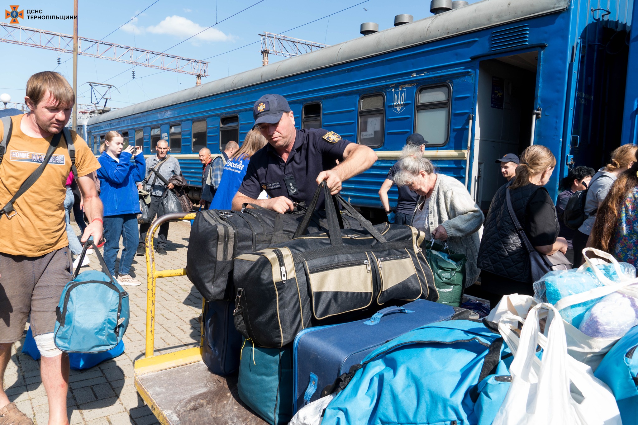 До Тернополя прибув евакуаційний потяг з Донеччини