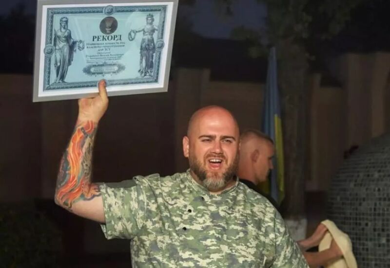 Піцайоло з Тернопільщини встановив національний рекорд щоб зібрати кошти на ЗСУ