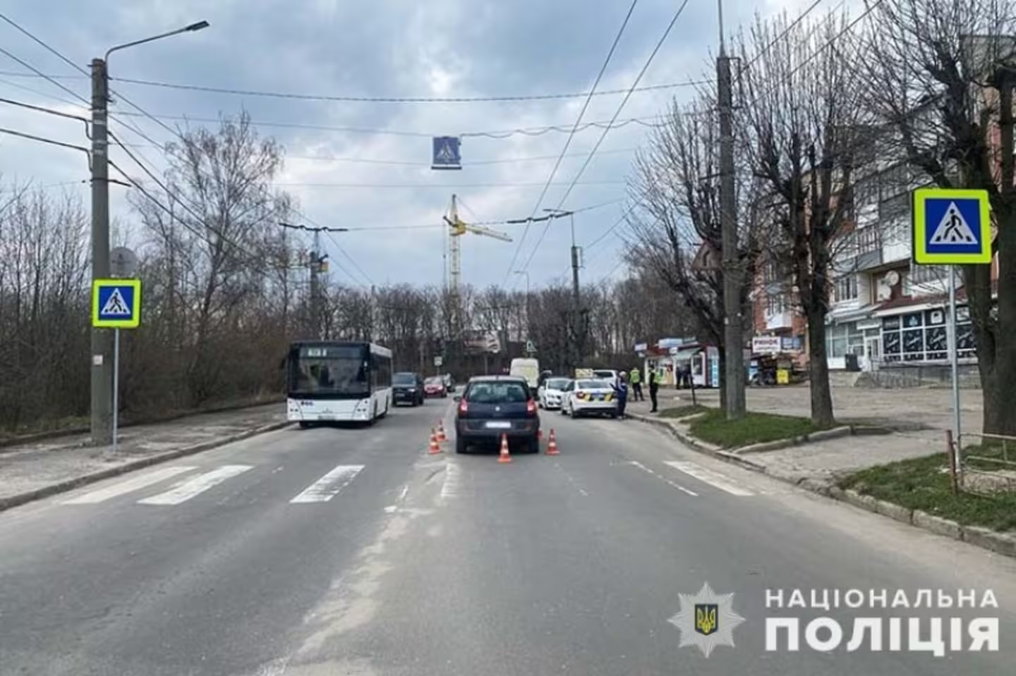У Тернополі жінка потрапила під колеса автомобіля на пішохідному переході