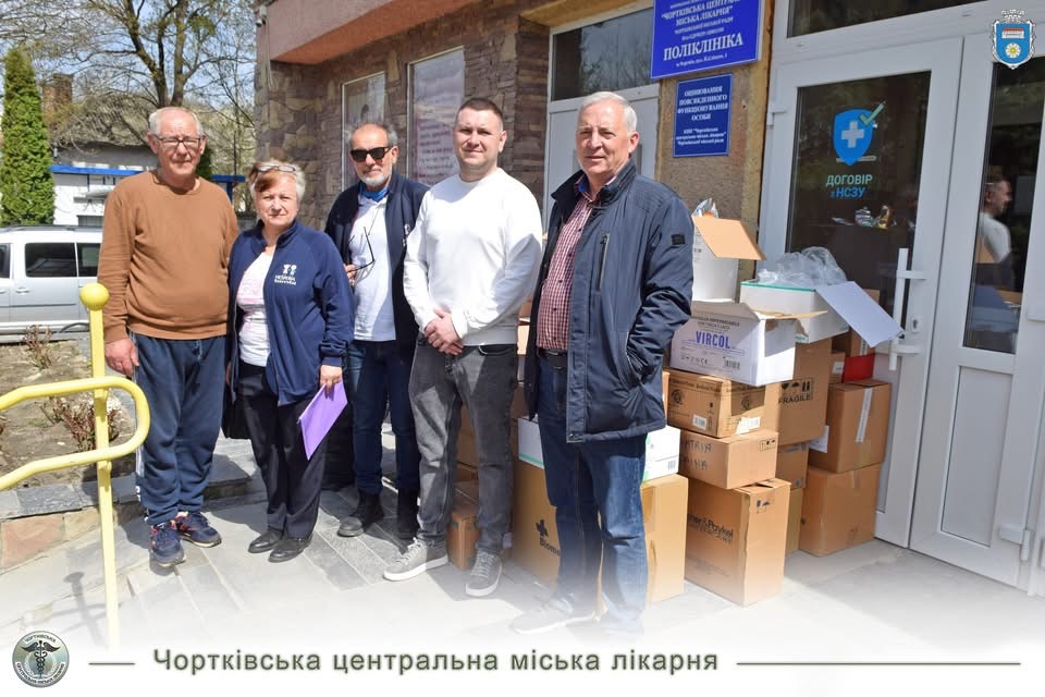 Чортківська лікарня отримала волонтерську допомогу з Італії (фото)