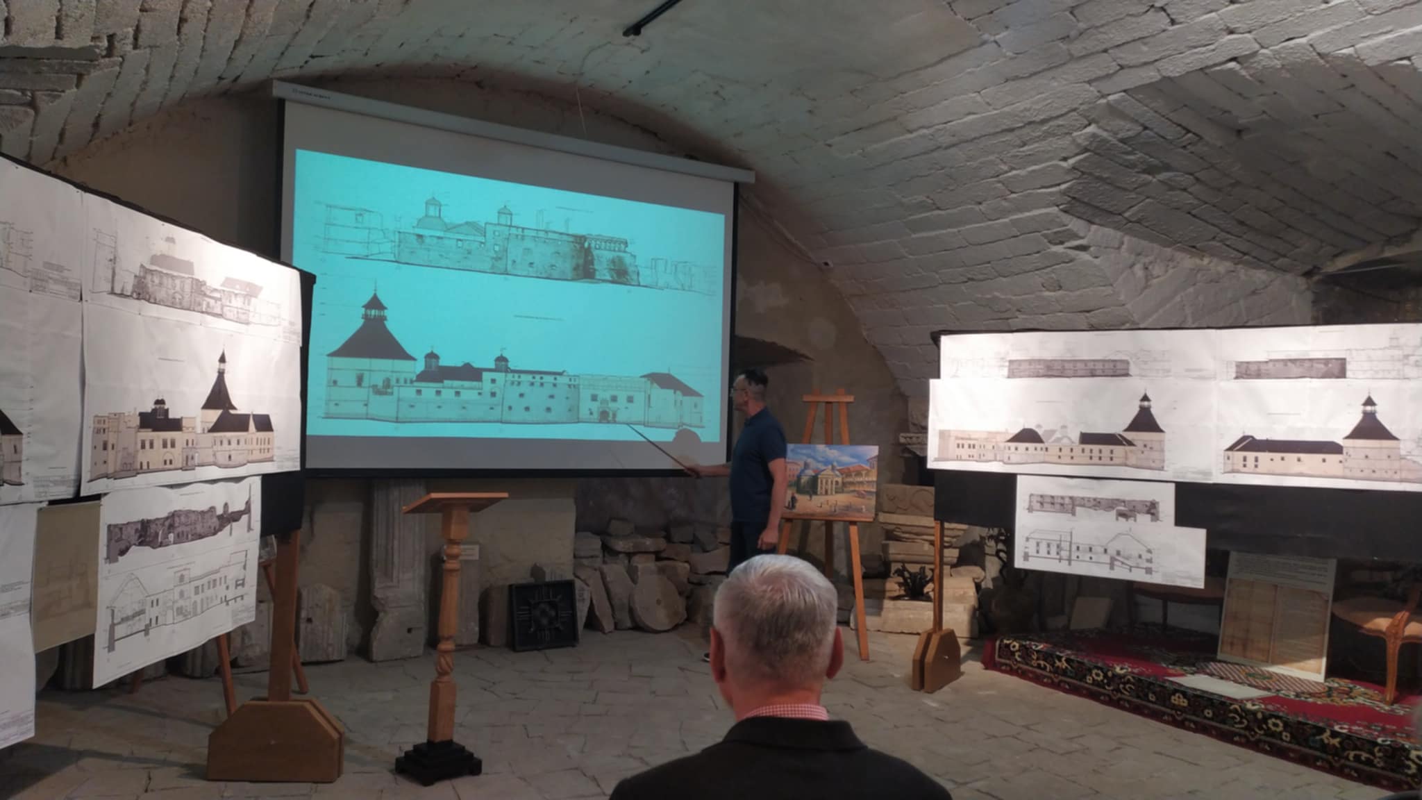 У Бережанах представили план розвитку замку Синявських