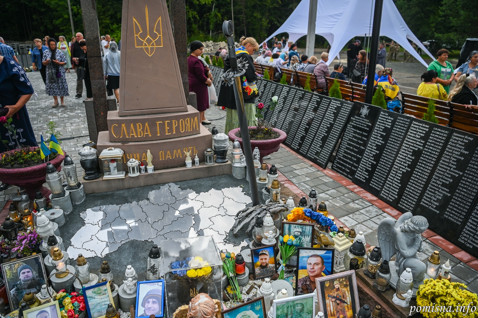 У Лішні на Тернопільщині відбулася Всеукраїнська проща в памʼять полеглих воїнів