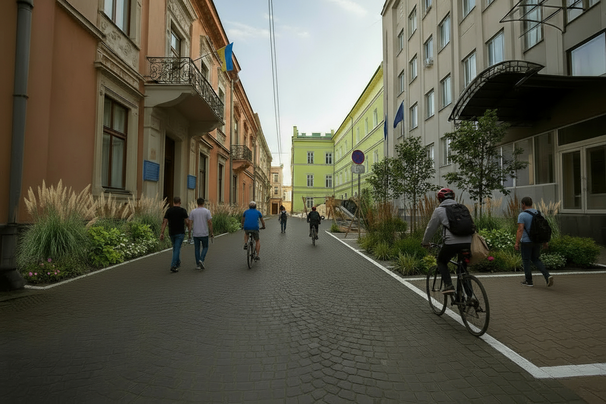 Вулиця Кульчицької у Тернополі може стати новою пішохідною зоною